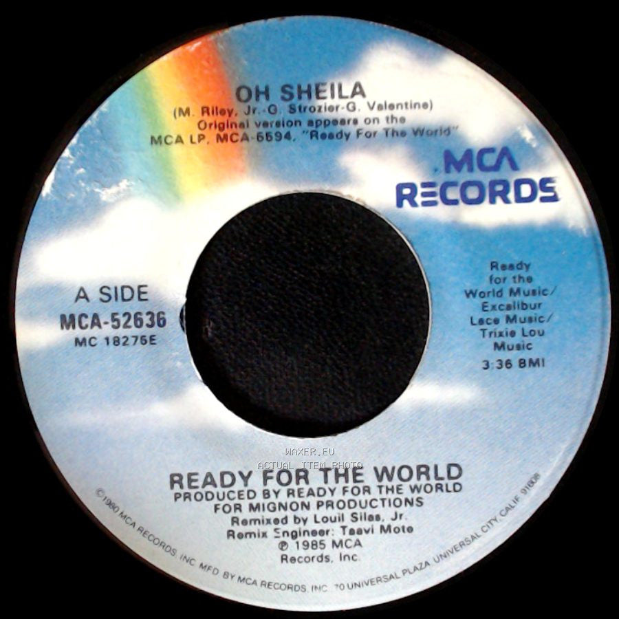 Ready For The World - Oh Sheila / I'm The One Who Loves You side A