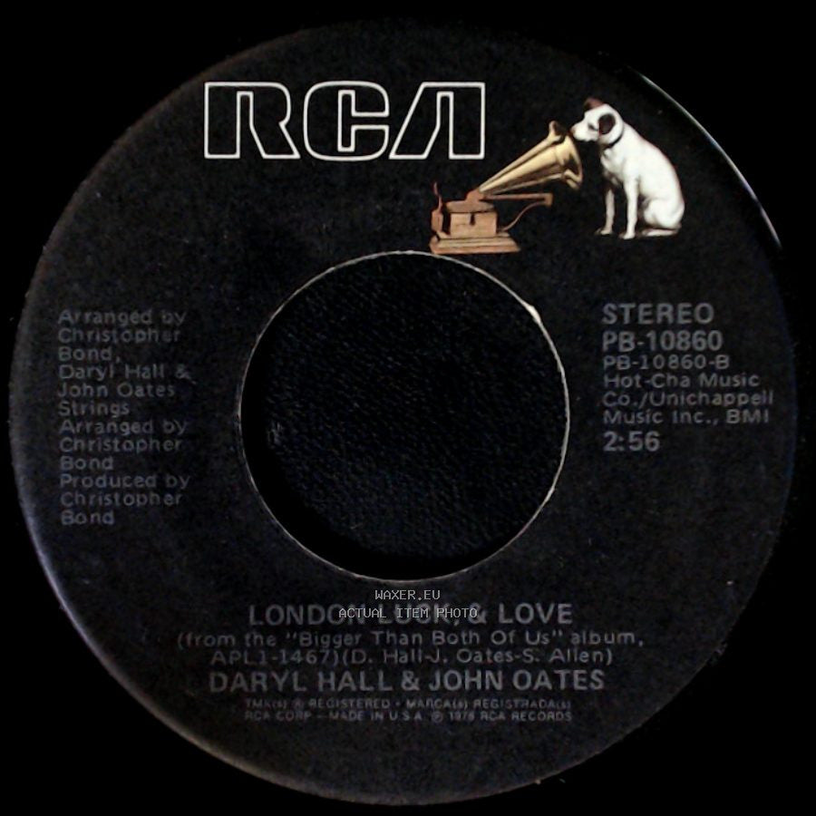 Daryl Hall & John Oates - Rich Girl / London Luck & Love side B