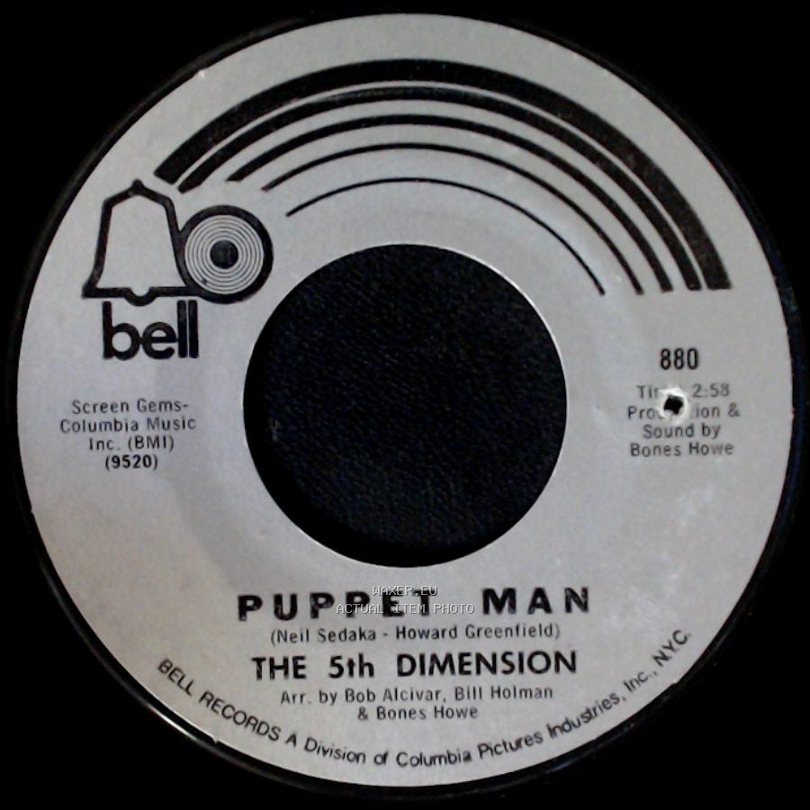 The 5Th Dimension - A Love Like Ours / Puppet Man side B