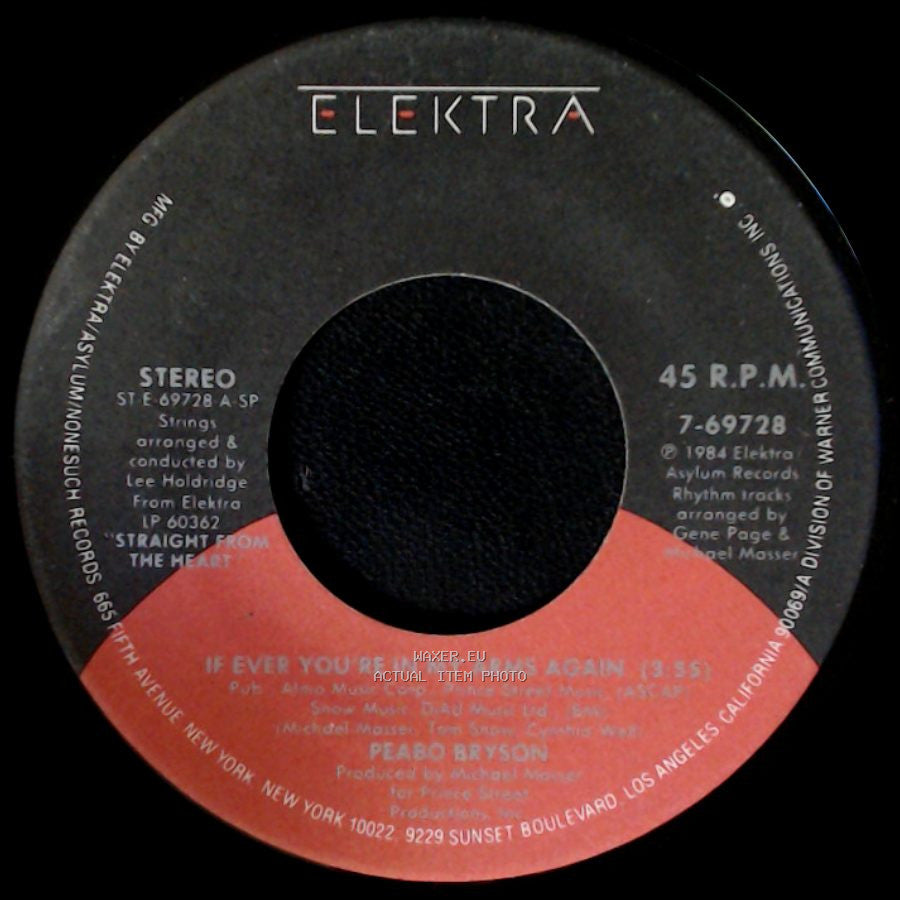 Peabo Bryson - If Ever You're In My Arms Again / There's No Getting Over You side A