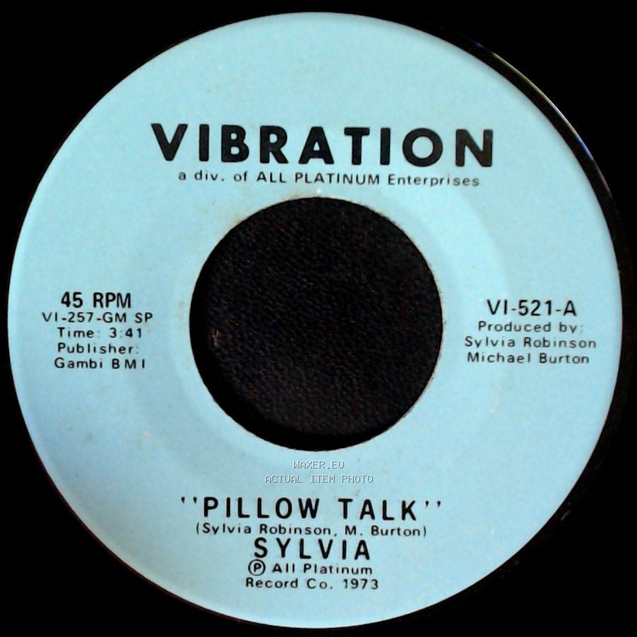 Sylvia - My Thing / Pillow Talk side B