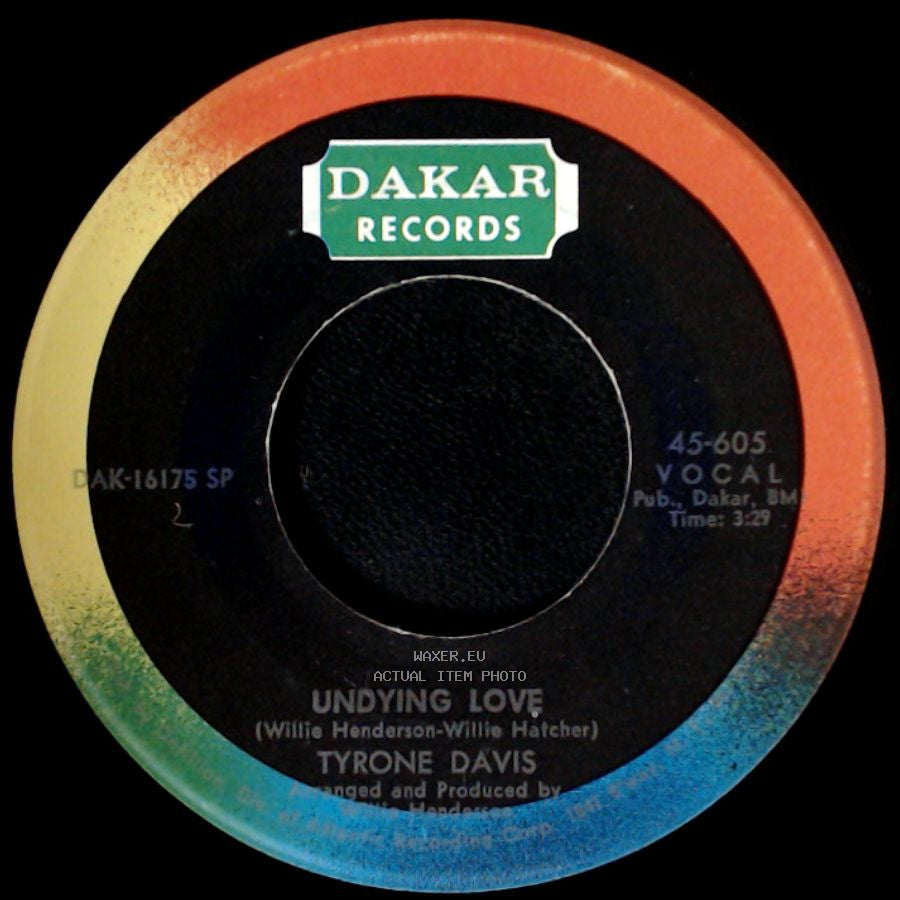 Tyrone Davis - Undying Love / Is It Something You've Got side A