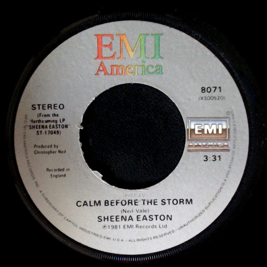 Sheena Easton - Calm Before The Storm / Morning Train (Nine To Five) side A