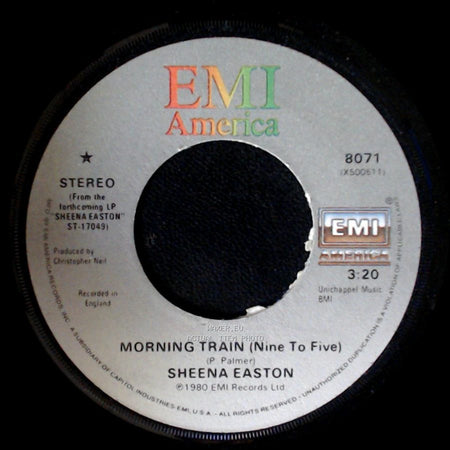 Sheena Easton - Calm Before The Storm / Morning Train (Nine To Five) side B