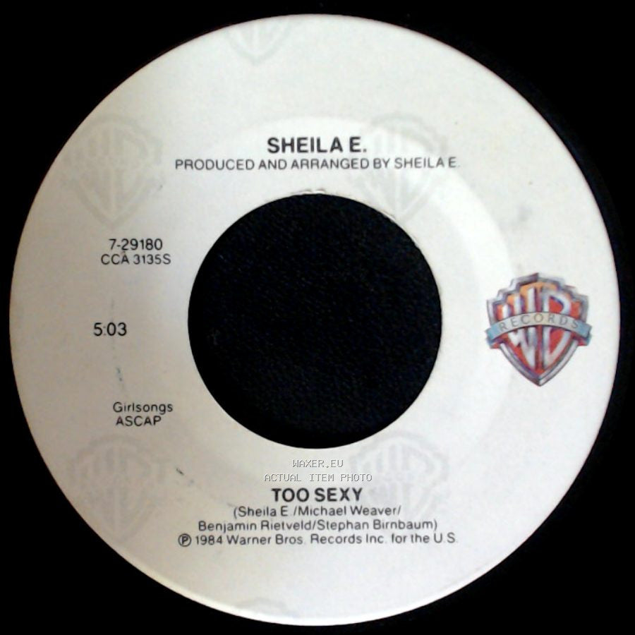 Sheila E. - The Belle Of St. Mark / Too Sexy side B