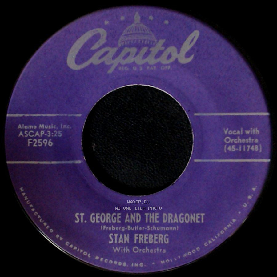 Stan Freberg - St. George And The Dragonet / Little Blue Riding Hood side A