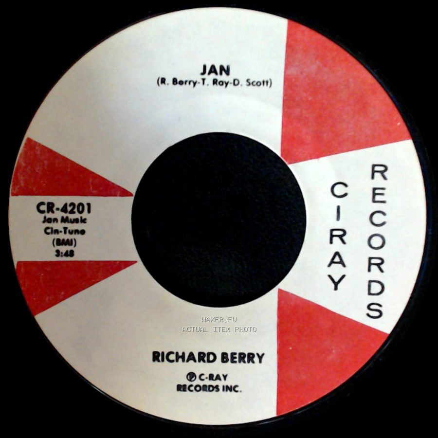 Richard Berry - Jan (Instrumental) / Jan side B