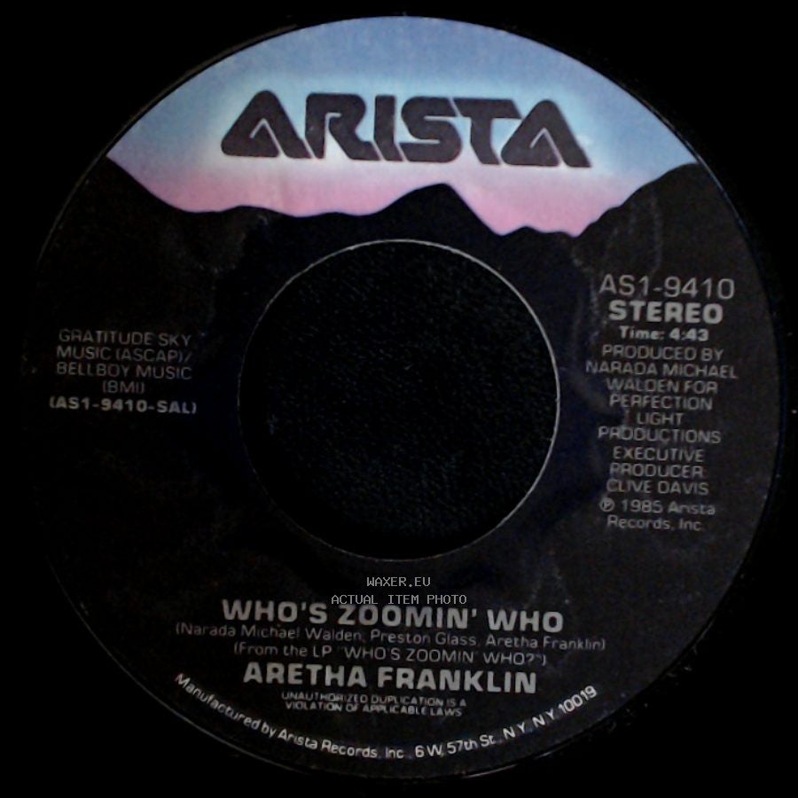 Aretha Franklin - Sweet Bitter Love / Who's Zoomin' Who side B
