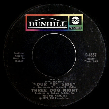 Three Dog Night - Shambala / Your "B" Side side B
