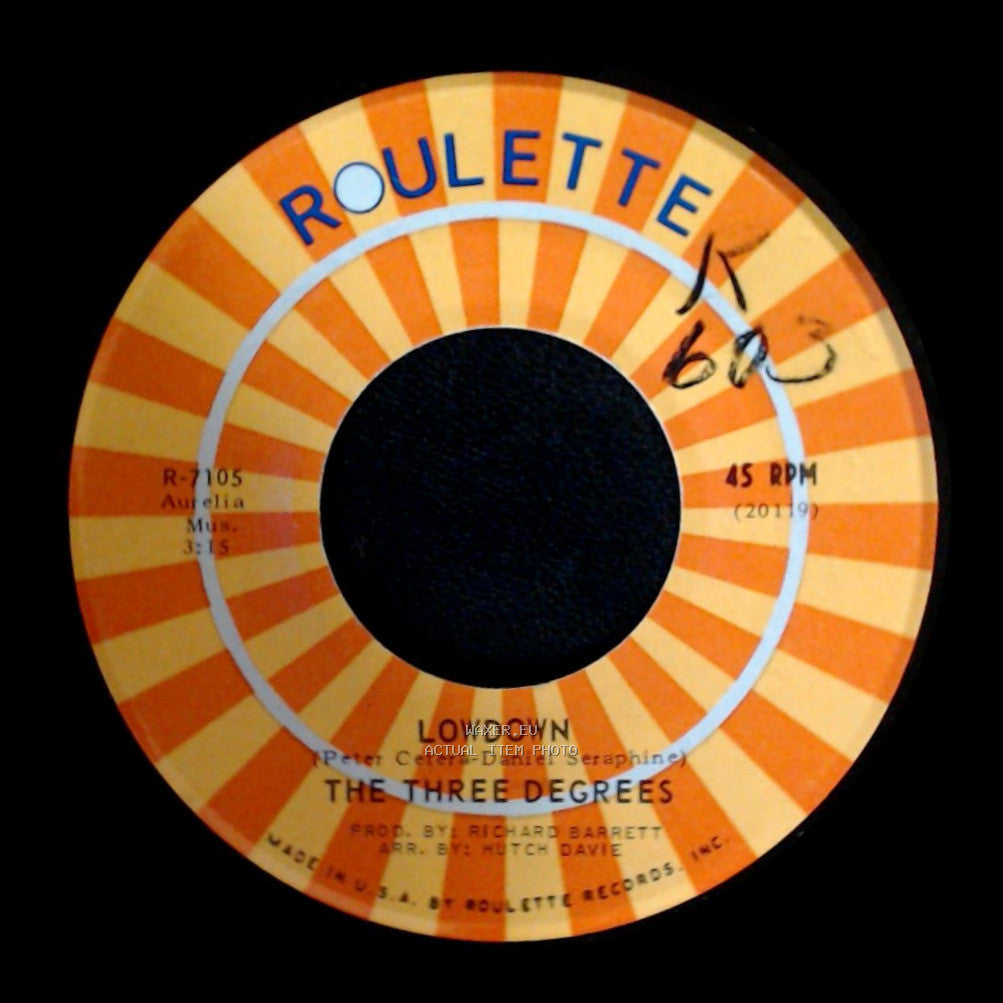 The Three Degrees - Ebb Tide / Lowdown side B