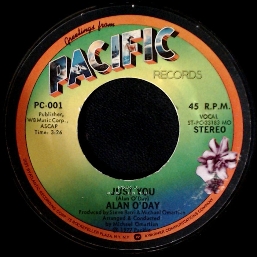 Alan O'day - Undercover Angel / Just You side B