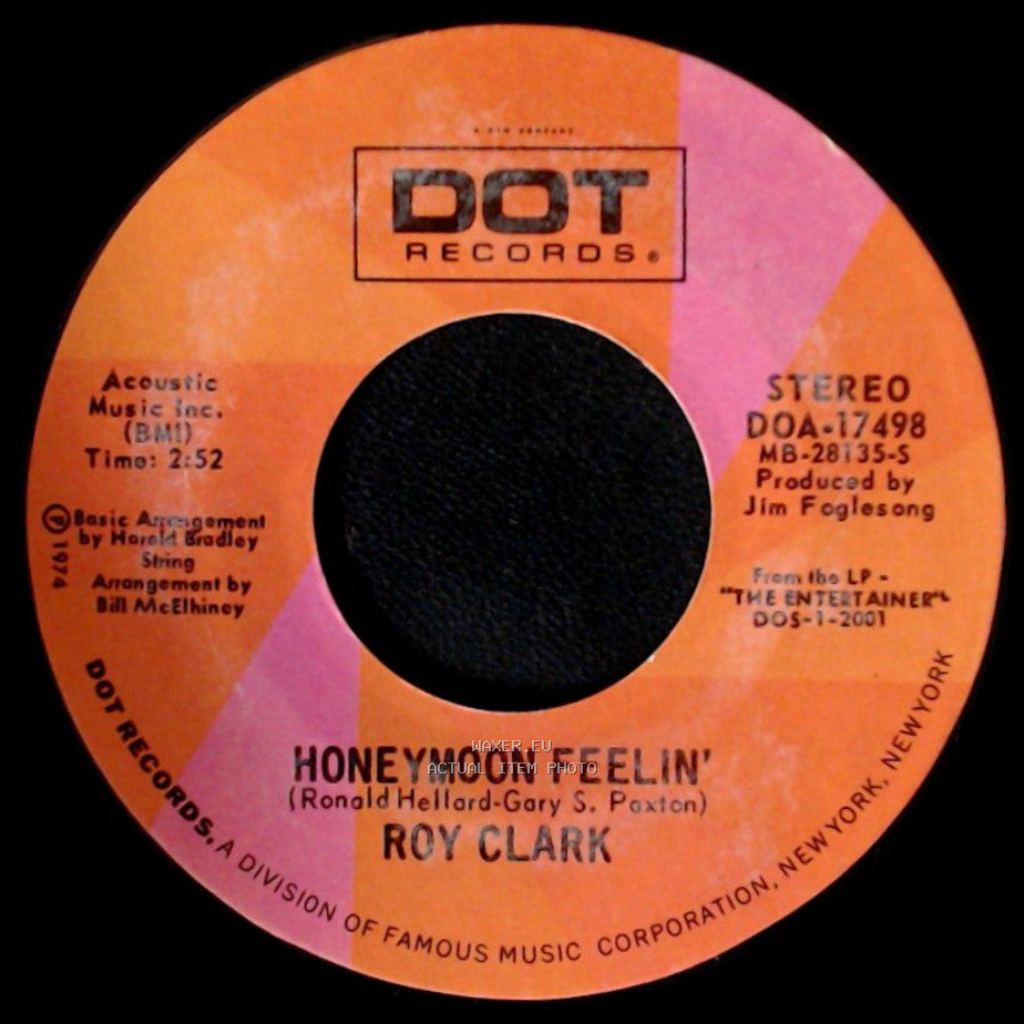 Roy Clark - Honeymoon Feelin' / I Really Don't Want To Know side A