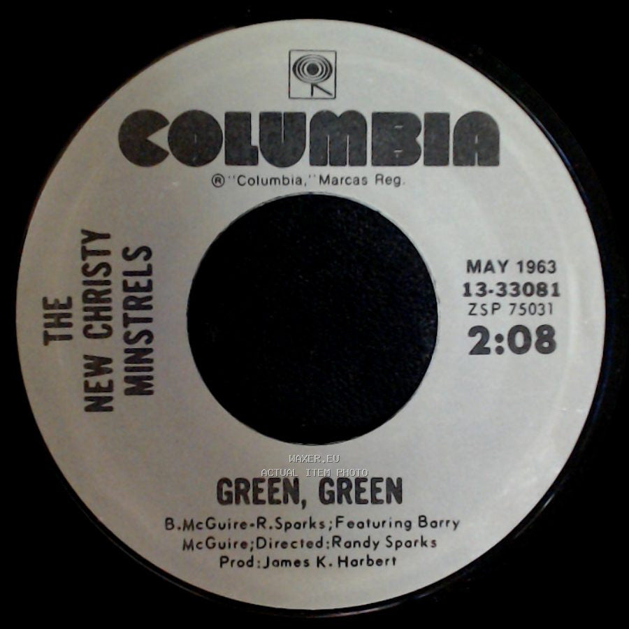 The New Christy Minstrels - Green, Green / Today side A