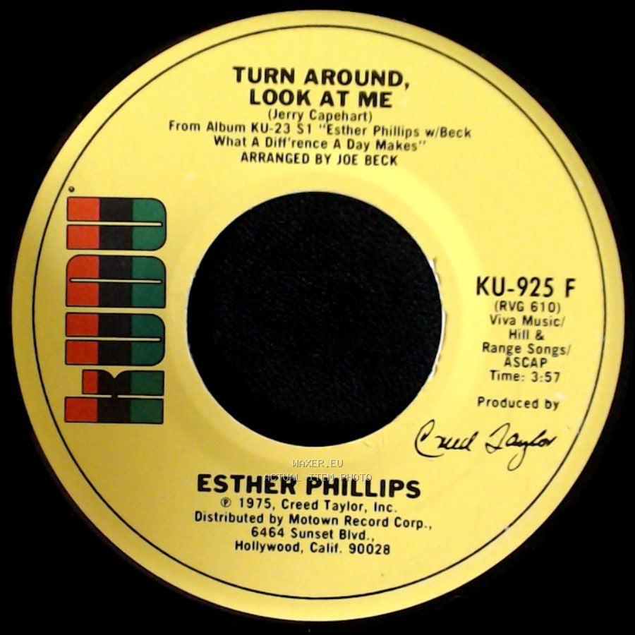 Esther Phillips - Turn Around, Look At Me / What A Diff'rence A Day Makes side A