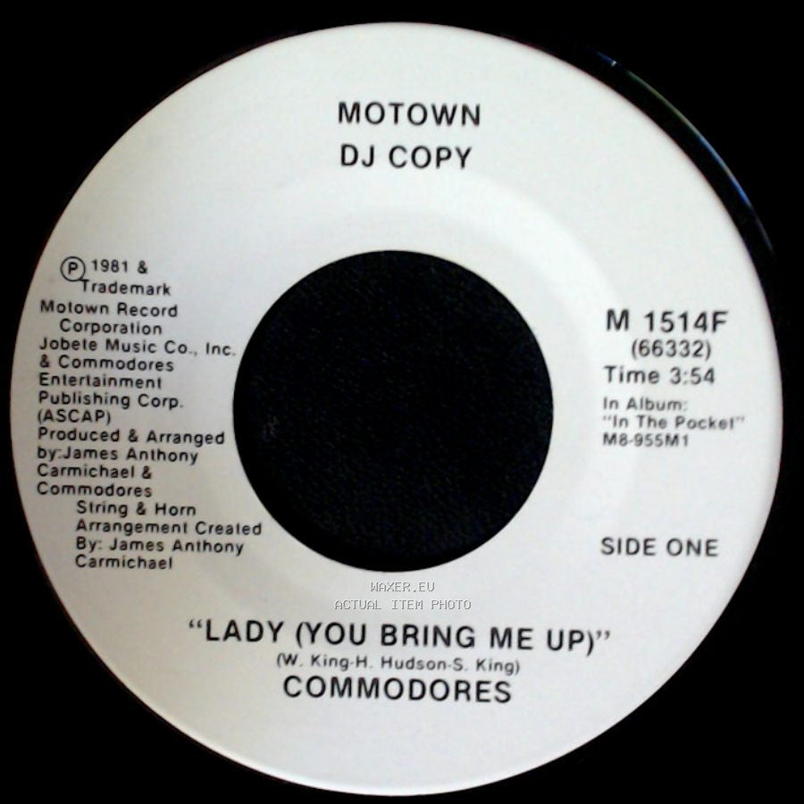 Commodores - Lady (You Bring Me Up) / Lady (You Bring Me Up) side A