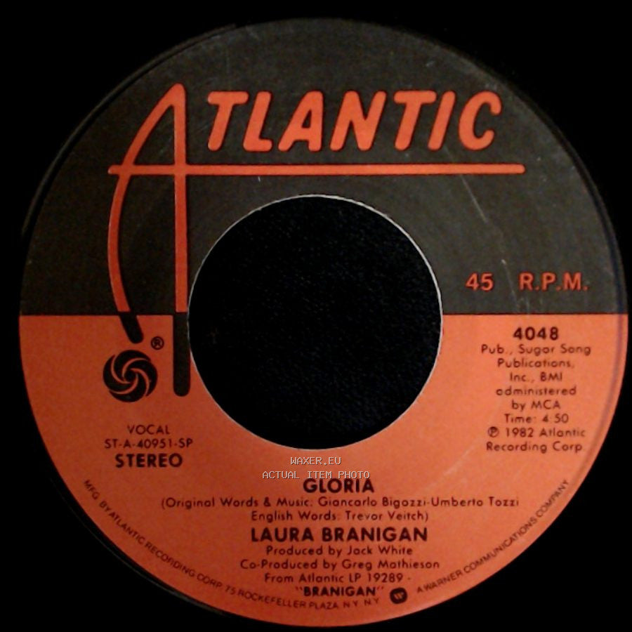 Laura Branigan - Living A Lie / Gloria side B