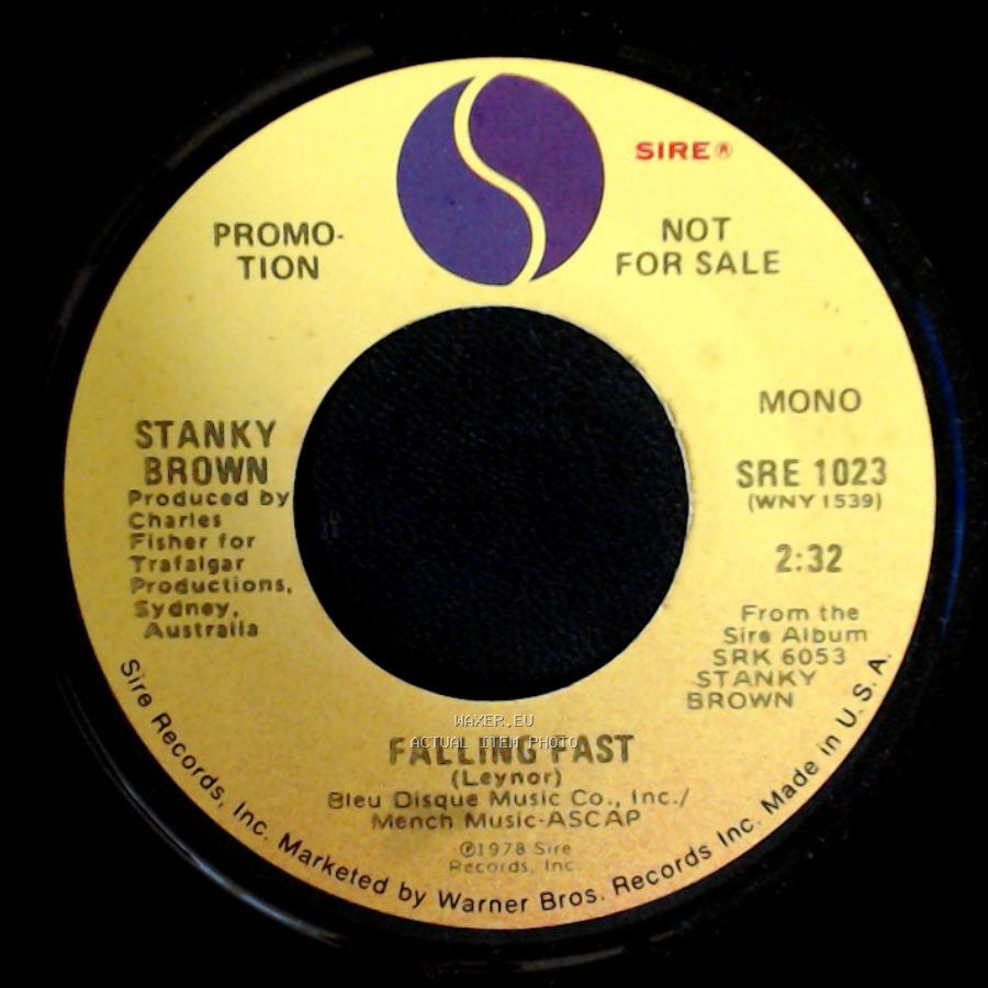 Stanky Brown - Falling Fast / Falling Fast side B