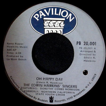The Edwin Hawkins' Singers - Jesus, Lover Of My Soul / Oh Happy Day side B