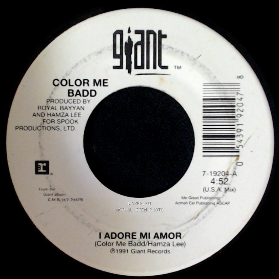 Color Me Badd - I Adore Mi Amor / I Adore Mi Amor side A