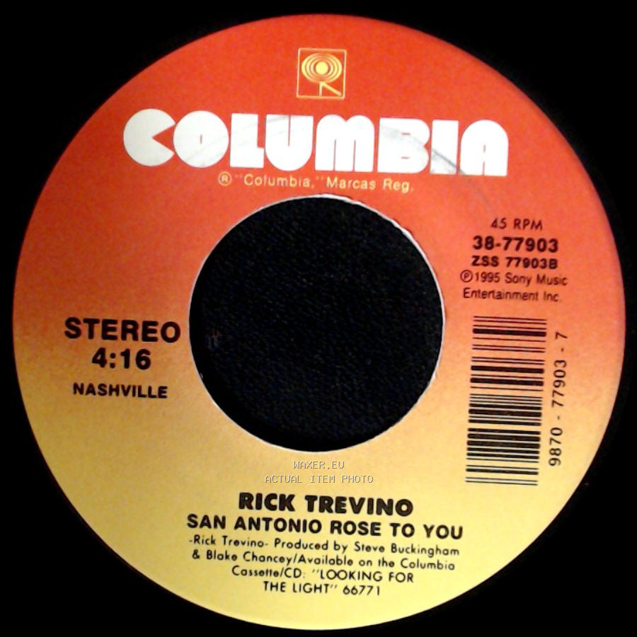 Rick Trevino - Bobbie Ann Mason / San Antonio Rose To You side B