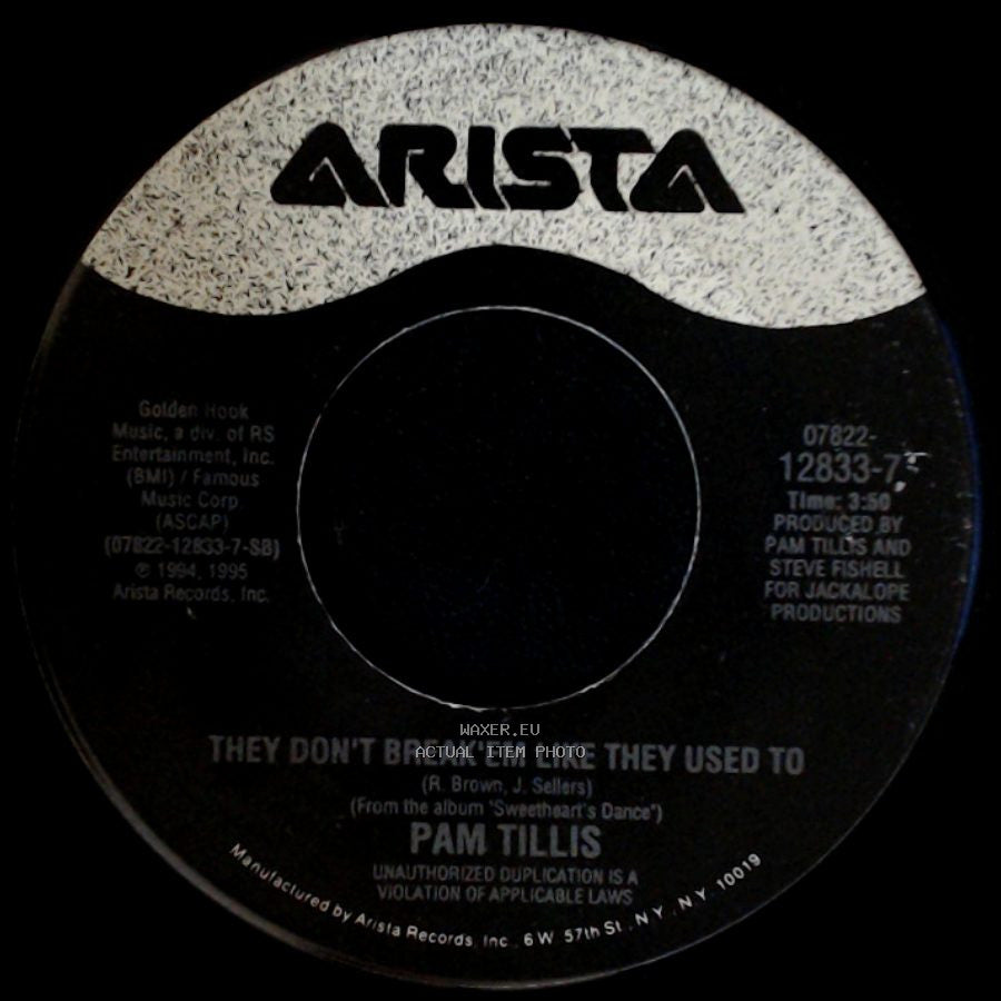 Pam Tillis - They Don't Break'em Like They Used To / In Between Dances side A