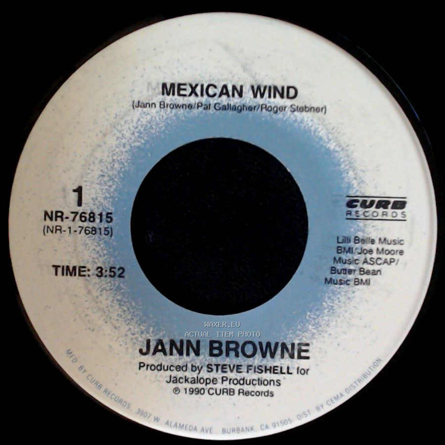 Jann Browne - The One You Slip Around With / Mexican Wind side B