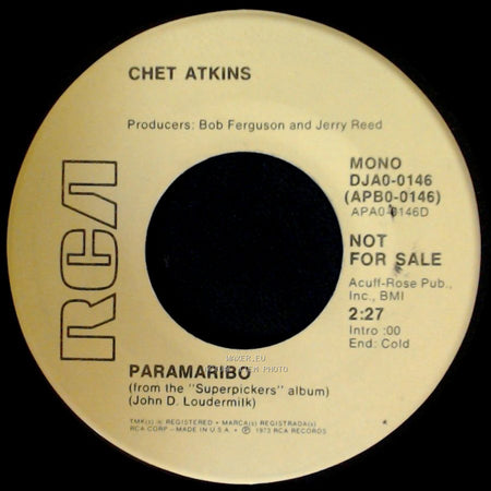 Chet Atkins - Fiddlin' Around / Paramaribo side B