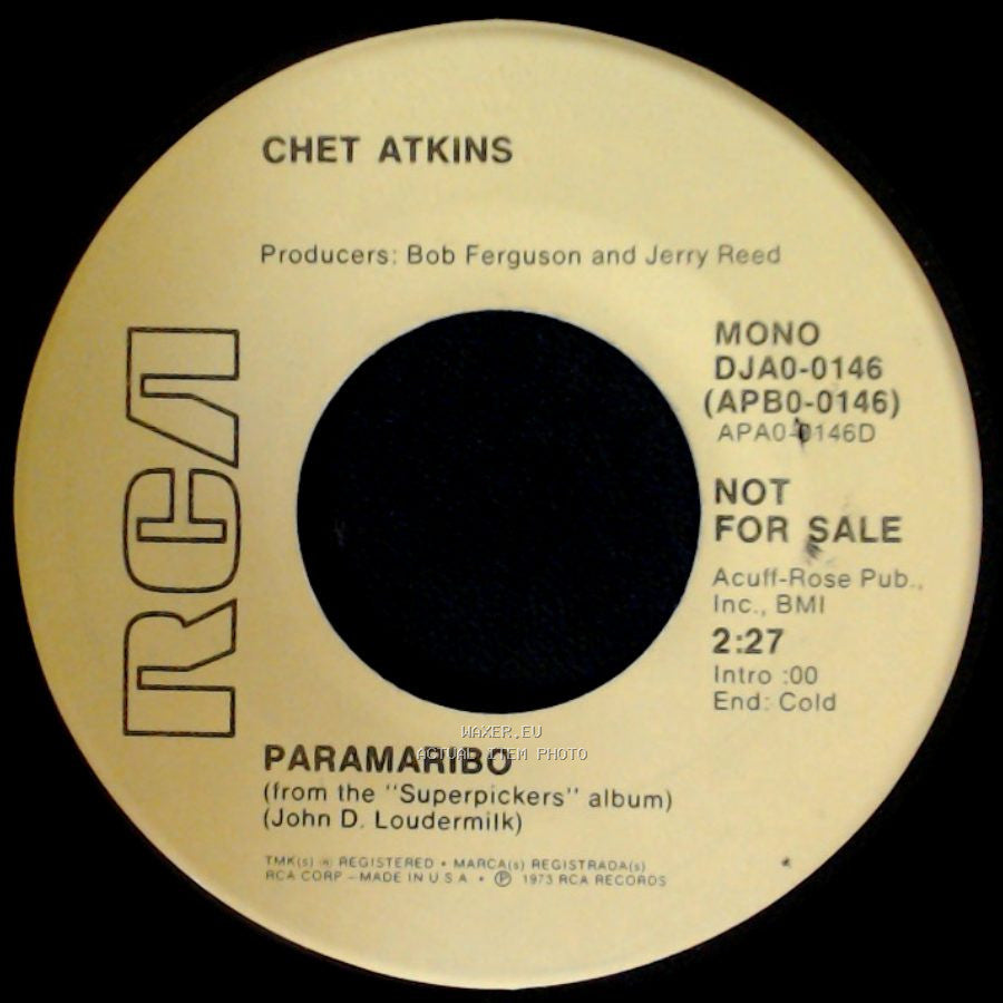 Chet Atkins - Fiddlin' Around / Paramaribo side B