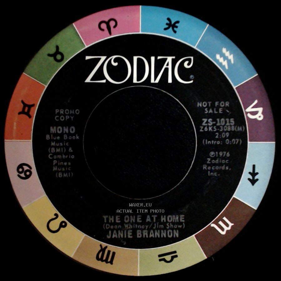 Janie Brannon - The One At Home / The One At Home side B