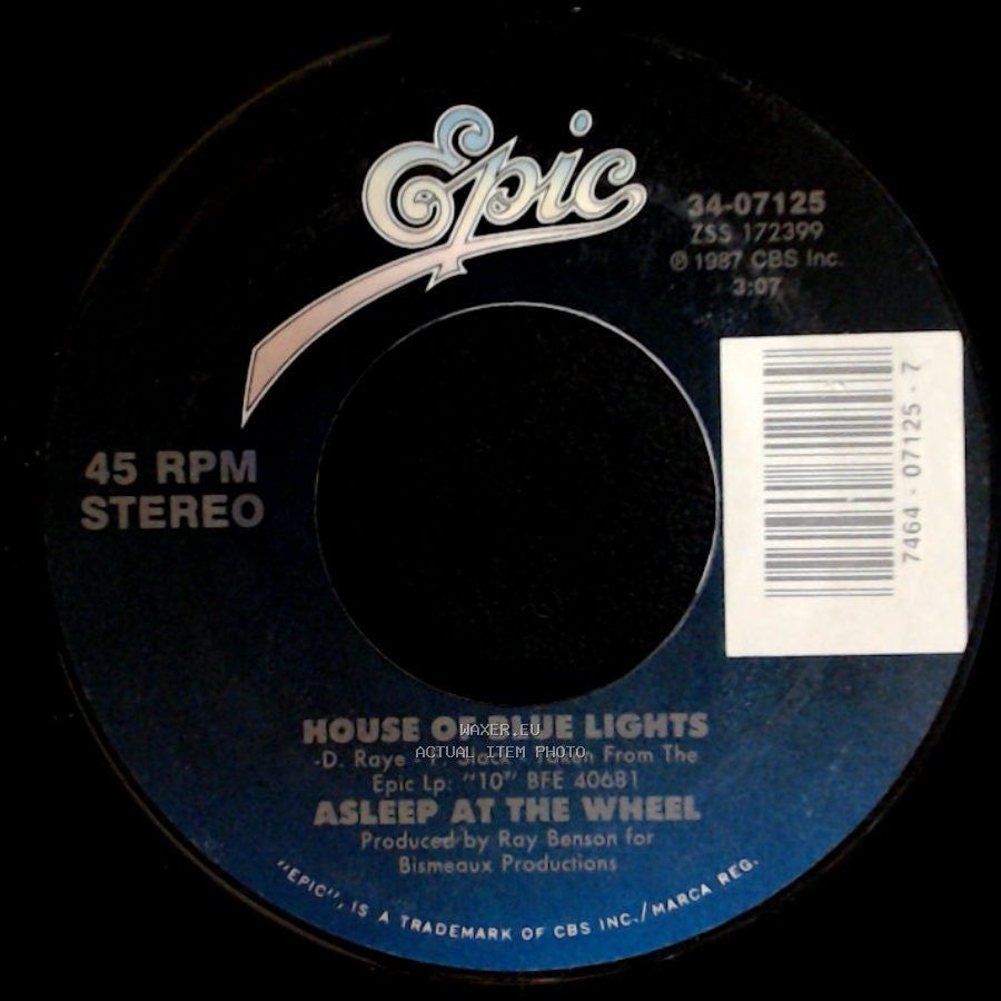 Asleep At The Wheel - Big Foot Stomp / House Of Blue Lights side B