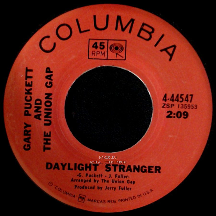 Gary Puckett And The Union Gap - Daylight Stranger / Lady Willpower side A