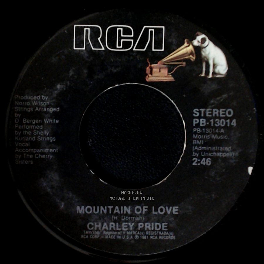 Charley Pride - Mountain Of Love / Love Is A Shadow side A