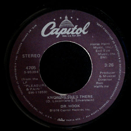 Dr. Hook - Knowing She's There / When You're In Love With A Beautiful Woman side A