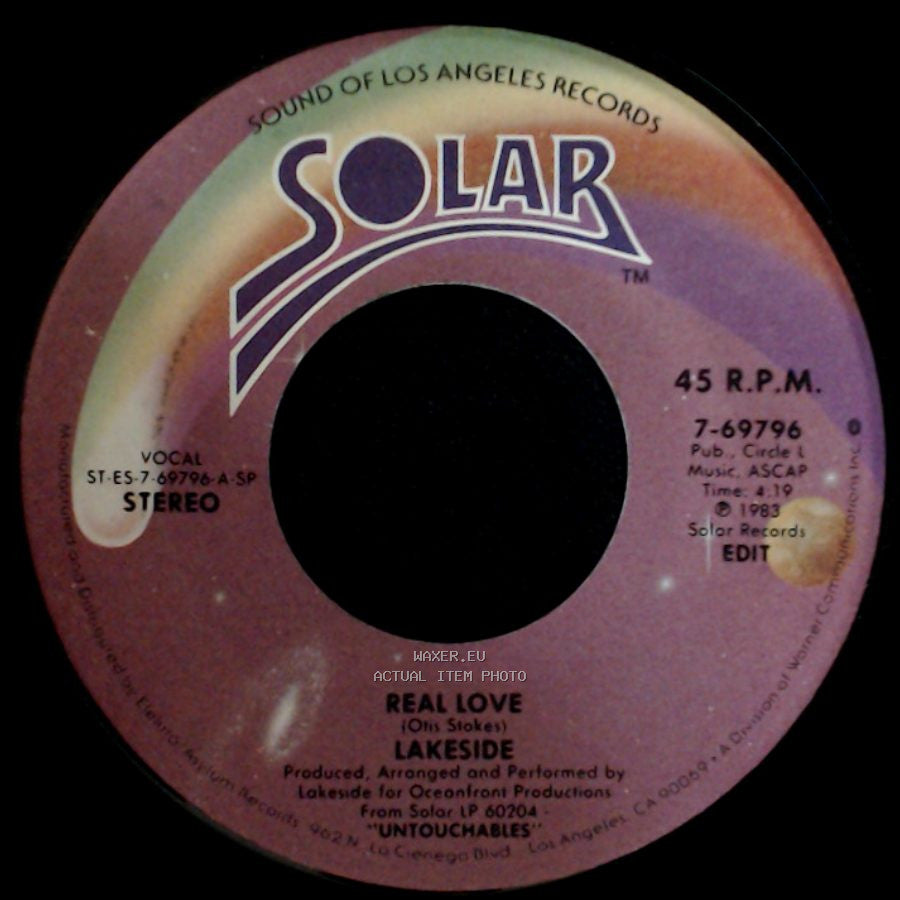 Lakeside - Real Love / Tinsel Town Theory (Aka: The Hollywood Story) side A