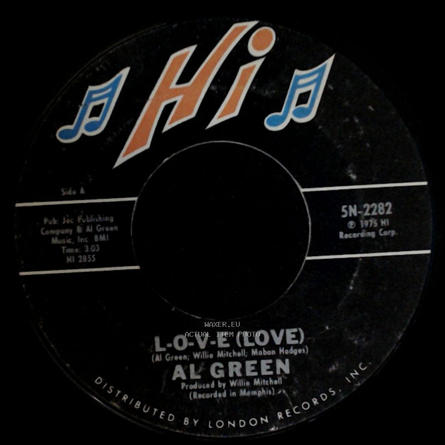 Al Green - L-O-V-E (Love) / I Wish You Were Here side A