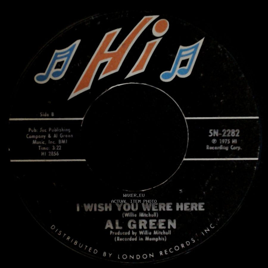 Al Green - L-O-V-E (Love) / I Wish You Were Here side B