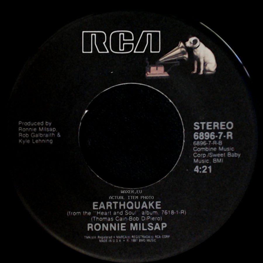 Ronnie Milsap & Mike Reid / Ronnie Milsap - Old Folks / Earthquake side B