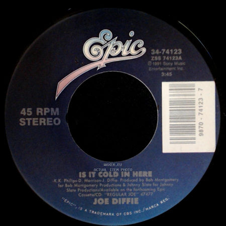 Joe Diffie - Is It Cold In Here / Back To Back Heartache side A