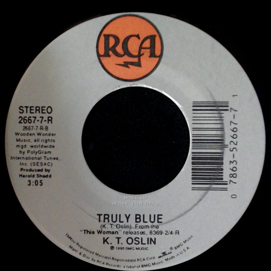 K. T. Oslin - Come Next Monday / Truly Blue side B