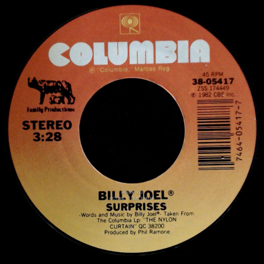 Billy Joel - You're Only Human (Second Wind) / Surprises side B