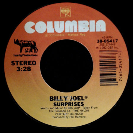 Billy Joel - You're Only Human (Second Wind) / Surprises side B