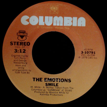 The Emotions - Changes / Smile side B