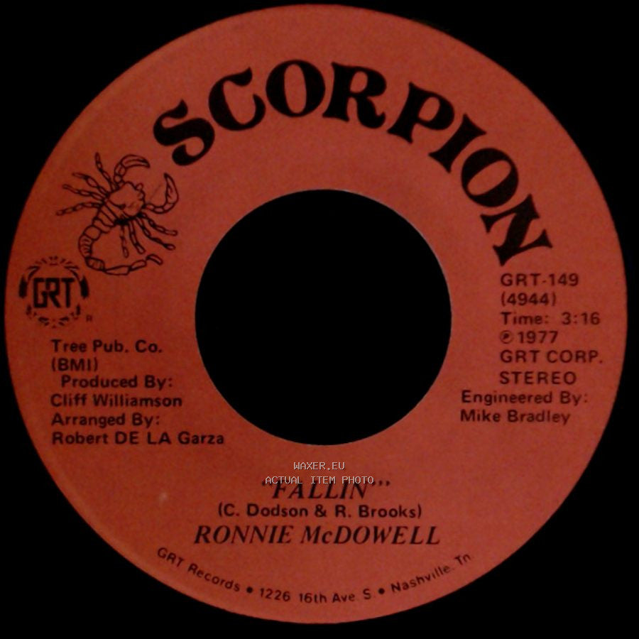 Ronnie Mcdowell - I Love You, I Love You, I Love You / Fallin' side B