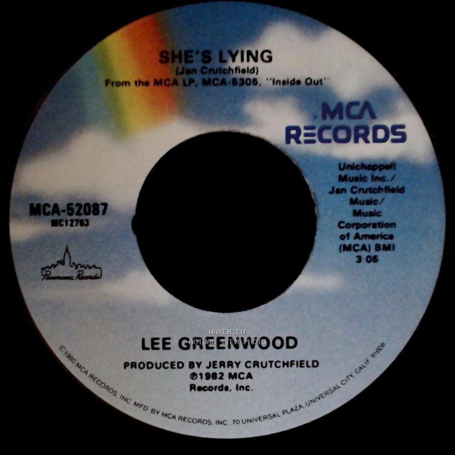 Lee Greenwood - She's Lying / Home Away From Home side A