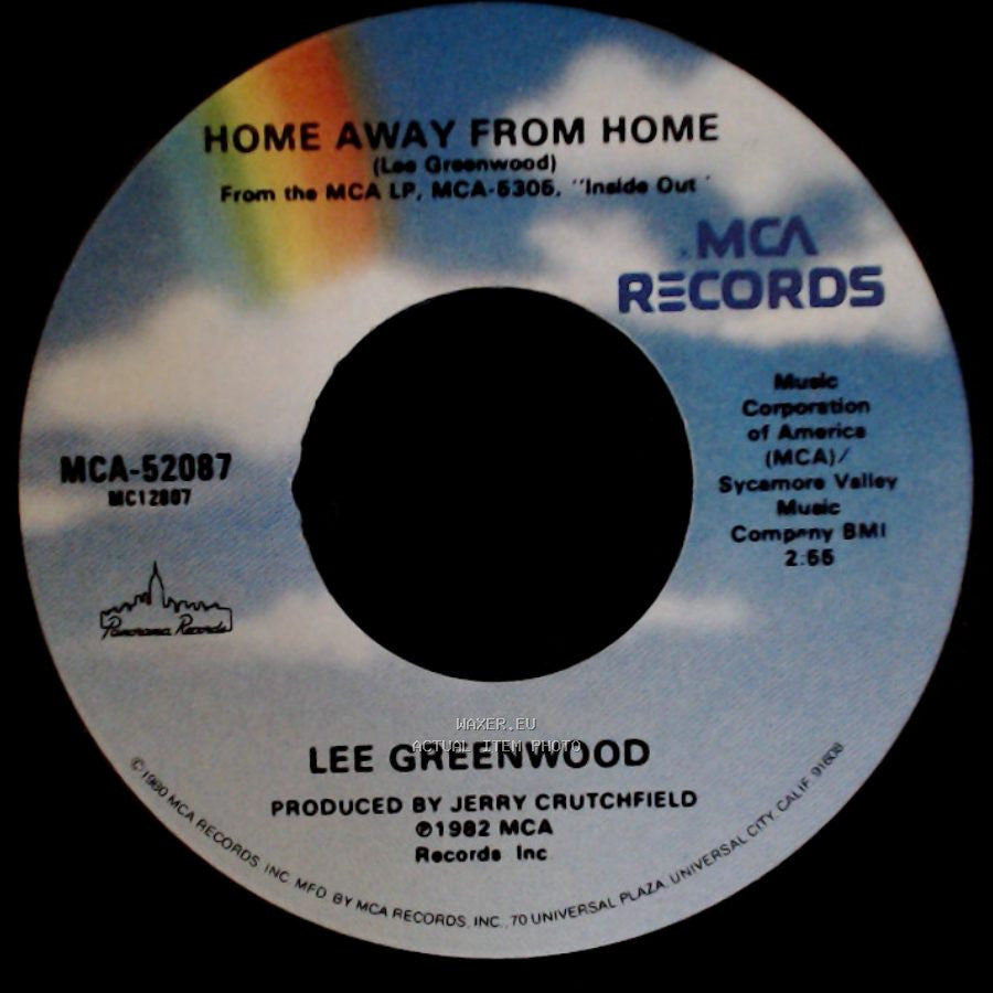 Lee Greenwood - She's Lying / Home Away From Home side B