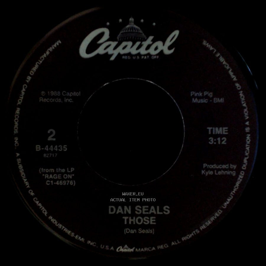 Dan Seals - Those / Love On Arrival side A