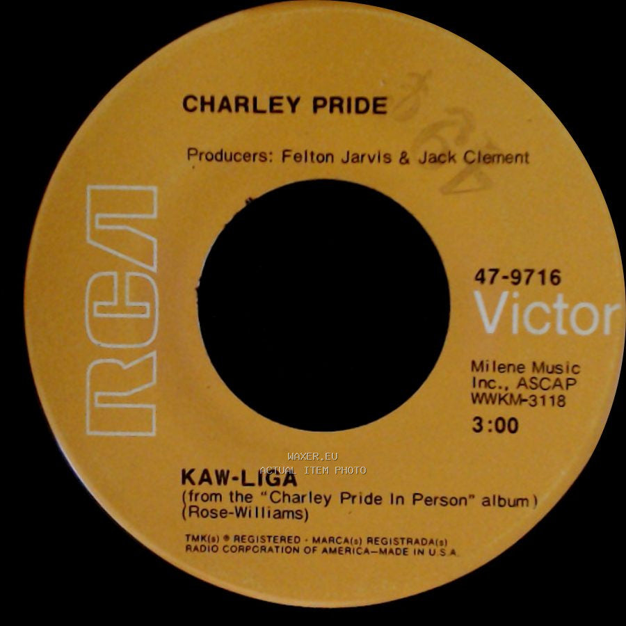 Charley Pride - Kaw-Liga / The Little Folks side A