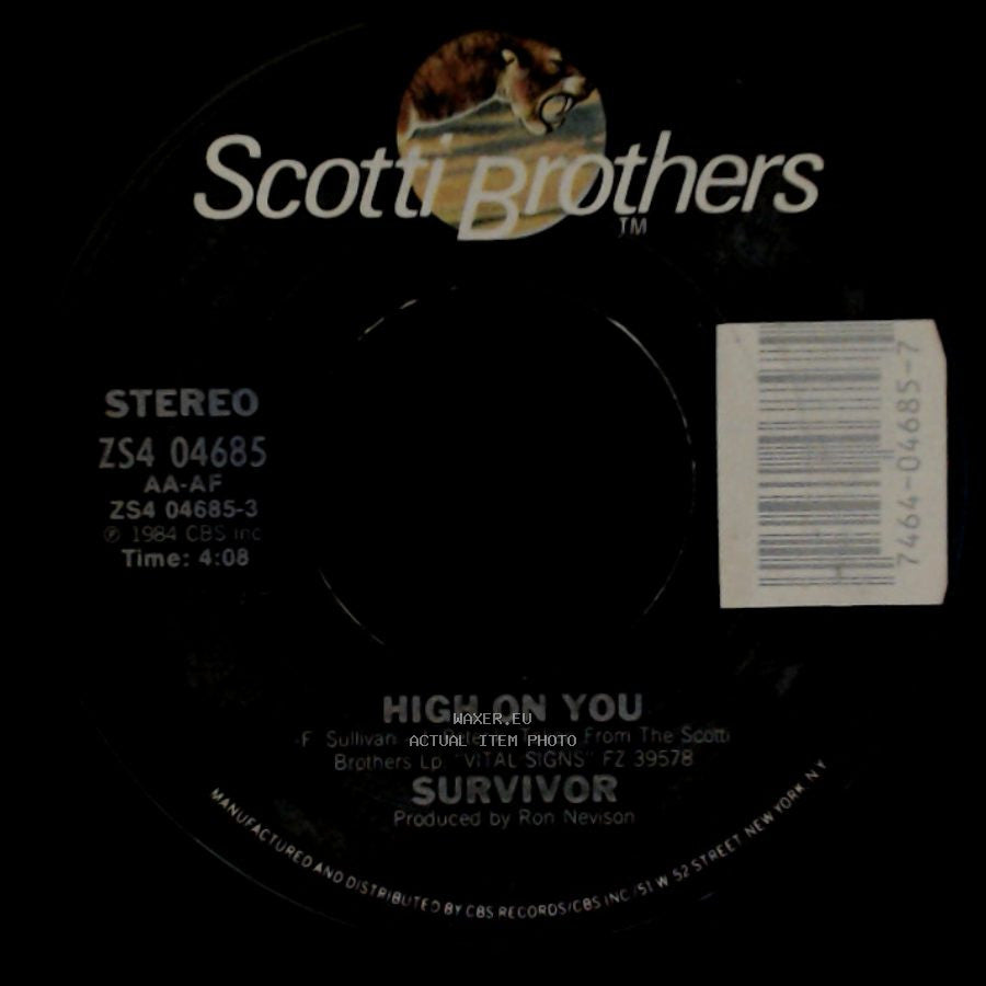 Survivor - Everlasting / High On You side B