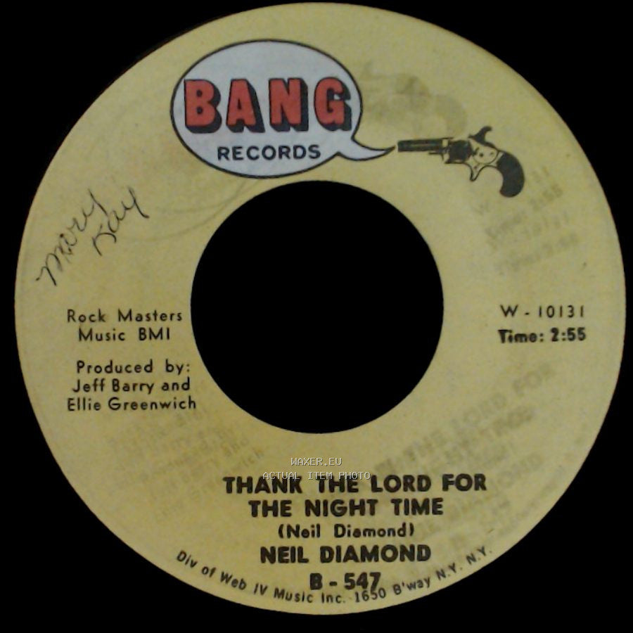 Neil Diamond - The Long Way Home / Thank The Lord For The Night Time side B