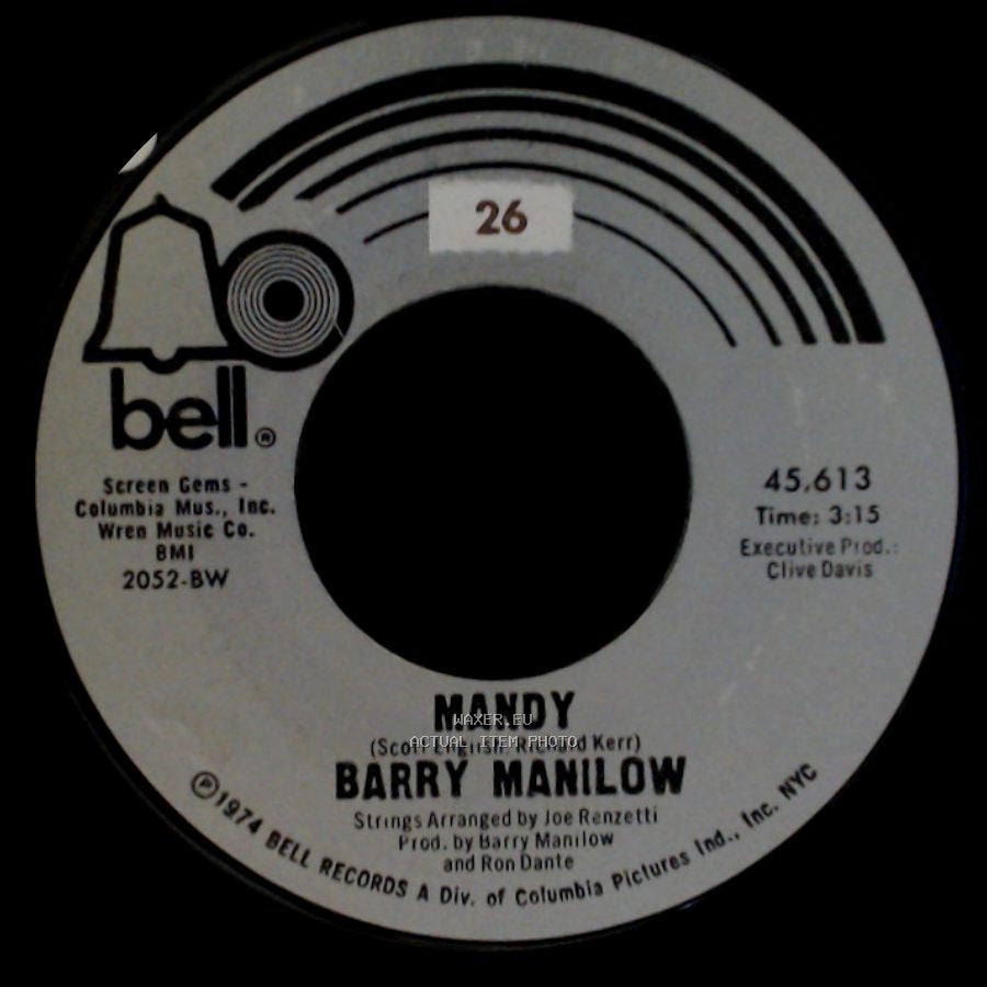 Barry Manilow - Mandy / Something's Comin' Up side A